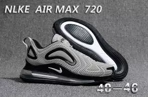 unisex nike air max 720 running chaussures silver bullet